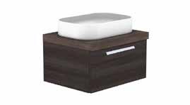 SUGGESTED COMBINATIONS FOR COUNTERTOP BASINS, COUNTERTOPS AND VANITY BASIN UNITS COMPOSITION A SINGLE VANITY