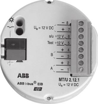 , GH Q631 0060 R0111 SK 0001 B 01 The zone terminal is used for the monitored connection of detectors from security techlogy on the EIB. The device is installed in conventional switch boxes (Ø 55 mm).