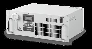 Thermo-con/ Rack Mount Type (UL Standards) HECR Series Air-cooled How to Order HECR 2 A 5 Cooling capacity 2 2 W 4 4 W 6 51 W 8 8 W 1 1 kw Radiating method A Air-cooled Power supply 2 2 to 24 VAC