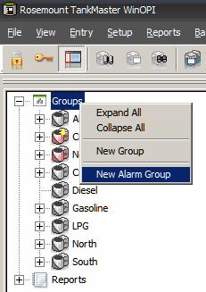 Reference Manual 5.4 ALARM GROUPS Alarm groups can be used to distribute the authority to accept alarms.