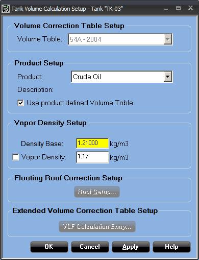 Reference Manual 4.6 TANK INVENTORY CONFIGURATION 4.6.1 Tank Volume Calculation Setup The following steps are included in the Tank Inventory Configuration: Tank Volume Calculation Setup Product Parameter Setup During operation, e.