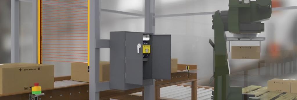 modules Ethernet and Profinet communications 30 mm Mount E-Stop 360 visible indication of E-Stop actuation reduces downtime Easy installation with no assembly or wiring required EZ-SCREEN LS