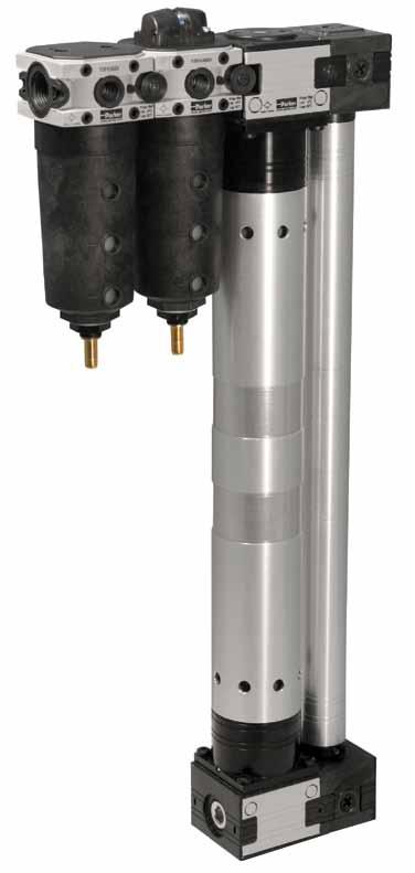 Advantages of the Dried compressed air is immediate No electrical connection necessary Suitable for hazardous areas No CFC s/fc s Compatible with the P3X series modular air preparation series Low