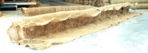 BioD-Block Block Coir Block System with Attached Fabric A Patented Product