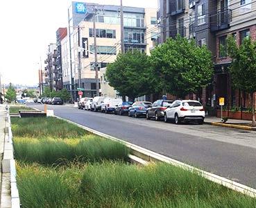 Green Streets examples 2007 Portland policy: all city-funded road construction and