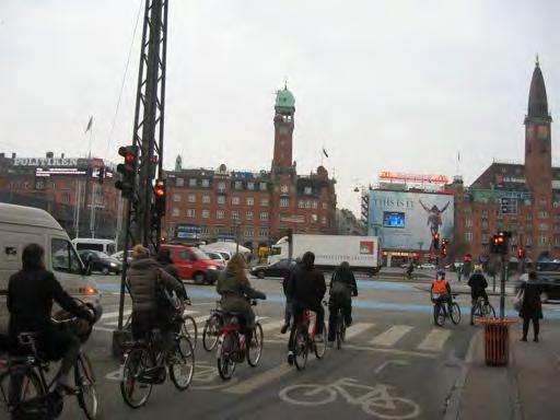 Inadequate space for biking