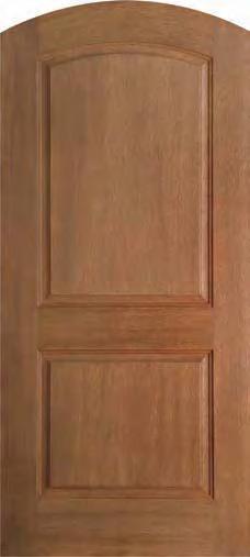 Sierra has a unique, custom panel profile and beautiful Mahogany texture. The Sierra is the first opaque (non-glazed) Barrington door.