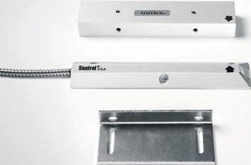 Designed for overhead doors Fits most door channel widths Heavy-duty extruded aluminum housing Wide gap distance permits faster installation and helps prevent false alarms caused by loose-fitting