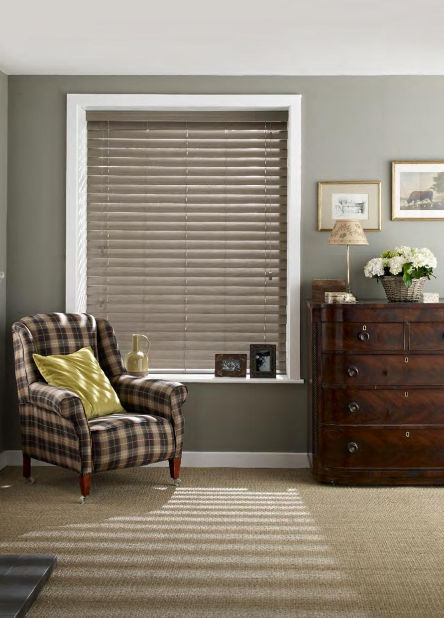VENETIAN collection Venetian blinds are ideal for creating a clean, sleek and modern look in your home.