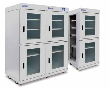 Modular drying cabinet MSD-Series Drying 0.5% RH Ø conditions / day 1% RH Room temp. Temperature Ø 25 C 40 C () The cabinet that grows with your requirements.