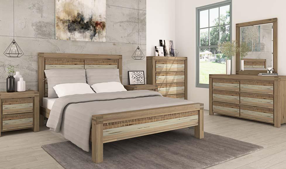 noosa The Noosa collection is made from solid Acacia hardwood timbers. $1699 Featuring 3 different textured panels that give the Noosa a very distinctive look.