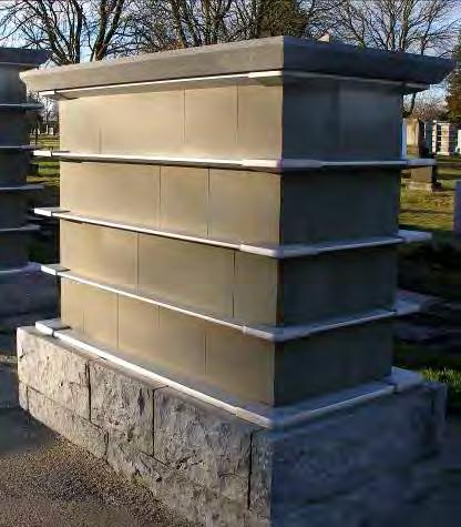Smaller columbaria at Mountain View Cemetery, Vancouver Repeated column columbaria at Mountain View Cemetery, Vancouver Rose Garden The rose garden is a well-loved part of