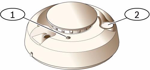 92 en Device Specifications and Overview Easy Series 10.17 wlsn Smoke and Heat Detectors The ISW-BSM1-SX (868 MHz) is a wireless smoke detector.