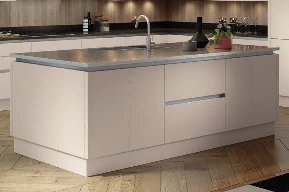 VERO HANDLELESS RAILS Profiles and accessories for the ultimate handleless kitchen.