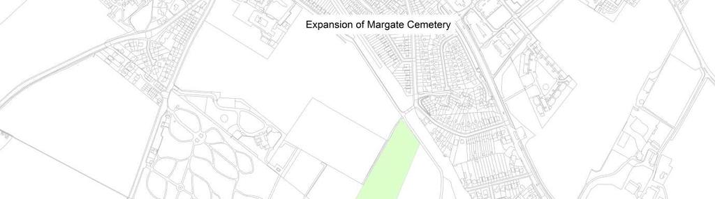 Map 22 Expansion of Margate Cemetery Policy CM04 - Expansion of Margate Cemetery Land is allocated and safeguarded for the expansion of Margate Cemetery and ancillary uses.