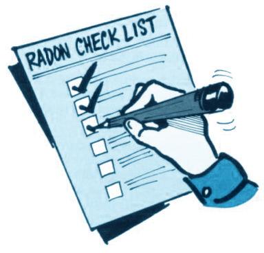 Radon Testing Checklist For reliable test results, follow this Radon Testing Checklist carefully. Testing for radon is not complicated.