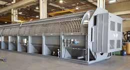SMALL FOOTPRINT AND EASY INSTALLATION The Continuous Rotary Atmospheric cookers and coolers require a limited industrial floor space considering a production capacity up to 1,000 containers per