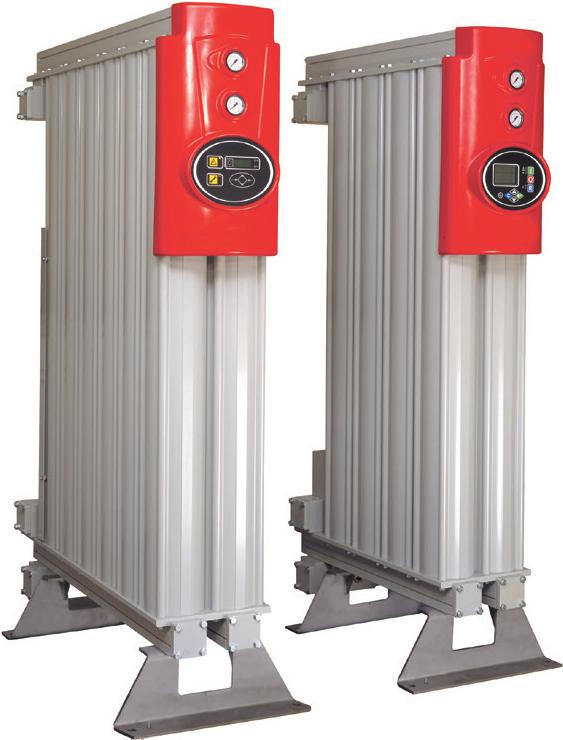 reliable system to totally dry and clean compressed air.