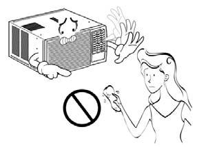 Safety Precautions If water enters the product, turn off the the power switch of the main body of appliance.