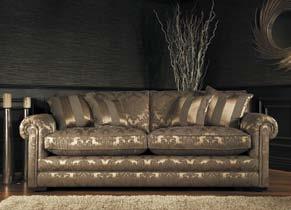 available in a range of luxurious fabrics DERWENT CANTERBURY LARGE SOFA FROM