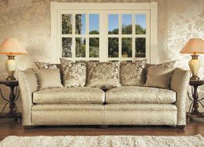 attractive fabrics in standard or pillowback designs SOFAGUILD LAWSON 3 SEAT
