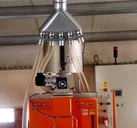 regulated by a frequency driver Rollers attached in two sides to the structure of the machinery Die with easy change system and low wear time for the tools of the pellet mill Vegetable oil for start