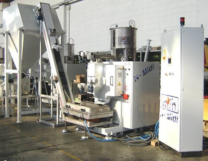 and, second, N-ECO pellet mill installed with N-PACK