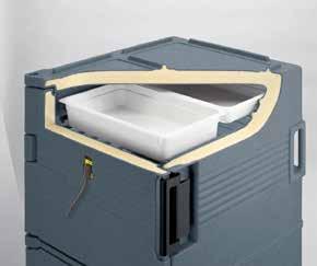 Ultra Pan Carriers and Ultra Camcart H-Series to Transport GN Food Pans Ultra Pan Carrier and Camcarts H-Series Perfect for frequent opening and closing, these electric, insulated