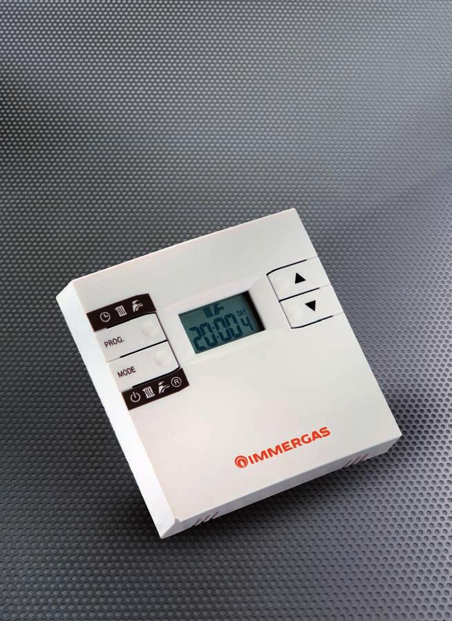 ADVANTAGES ADVANCED ELECTRONICS With Immergas boilers it is all extremely easy.