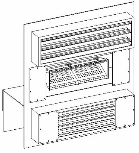 If the pressure drop is too low, in fresh and return air mode, add more blank-off panels to the burner profile opening and bypass fresh air and return air damper, which will increase the pressure