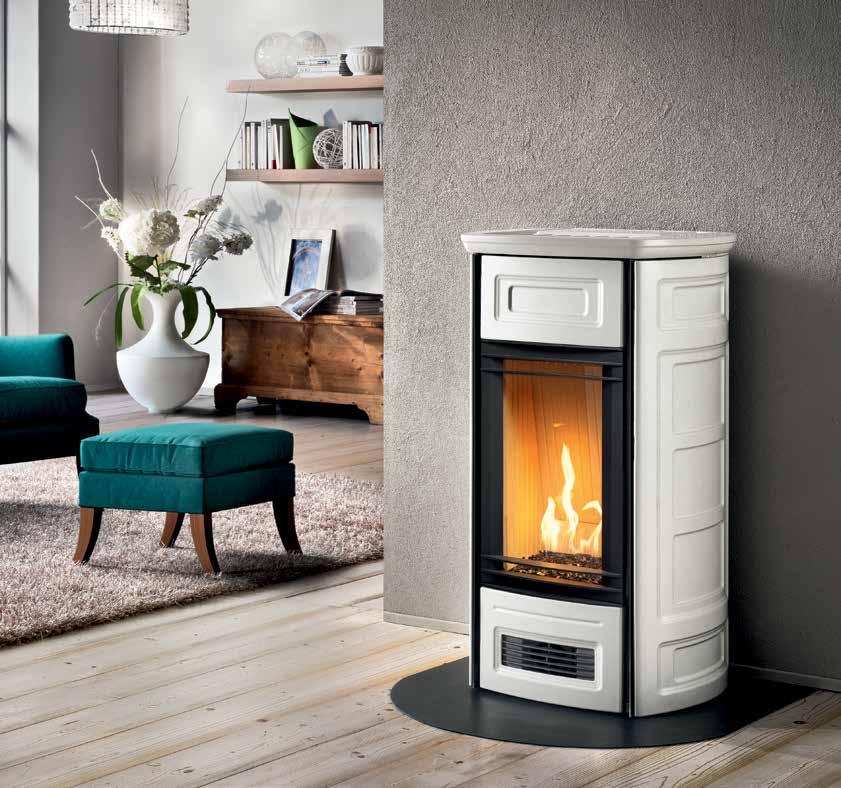 FREESTANDING GAS STOVE FOR SMALL MEDIUM SPACES DESIGN ABSOLUTE COMFORT WITH FLOOR-LEVEL HEAT OUTPUT We all know hot air raises; so it makes sense to force hot air from the bottom rather than the top;