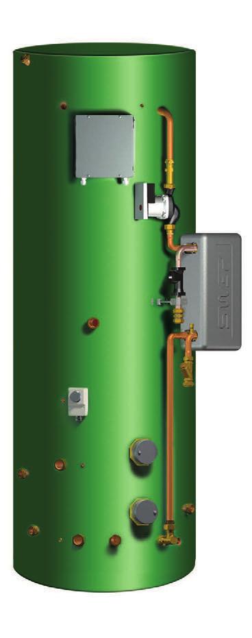 1 0 0 LITRES Specifically designed for use with either air source or ground source heat pumps Heating provided directly from the store Optional solid fuel connections kw immersion heaters for boost