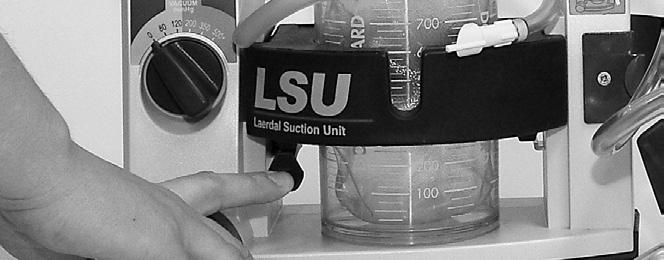 2 Using the LSU Note: The LSU should be operated and transported in the upright position to prevent overflow of suctioned material. be switched ON and start to operate.