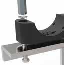 Single clamps with hardware Features Captive elastomeric inserts for increased cable protection and containment Slider plate design maximises clamp performance when under shock load 33% glass fibre
