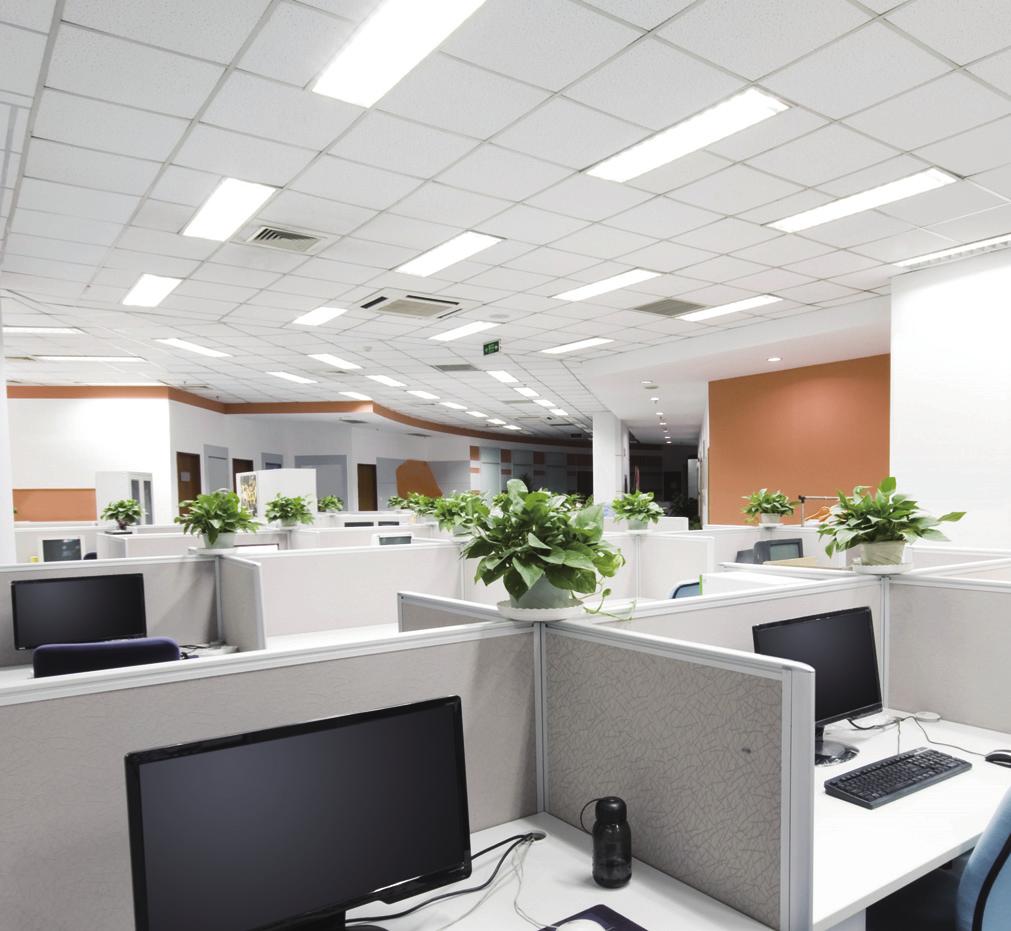 With our daylight harvesting sensors, a room may never be over-lit or the lights unnecessarily left on, meaning energy savings and user comfort are truly optimized for this type of space.