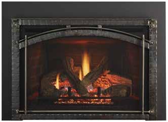 Gas Firebrick Inserts Distance from Firebox to Mantel Step 1 Measure your existing fireplace The height, width and depth of the existing fireplace opening is needed to ensure an appropriately-sized