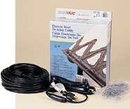 Residential Roof and Gutter Deicing Systems ADKS Roof and Gutter Deicing Cable Systems ADKS CSA Certified and UL Listed to Canadian safety standards roof and gutter deicing kits.5 watts/ft, 120 VAC.