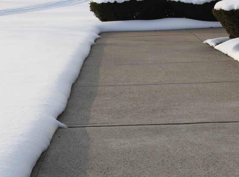 Snow Melting In concrete, asphalt or under paving stone, you can count on Emerson's EasyHeat snow melting systems to clear the way.