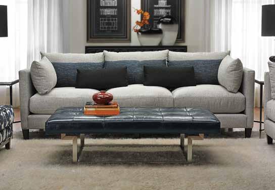 Sleek look with deep biscuit tufting that adds both comfort and a mid-century modern feel. Customize it!