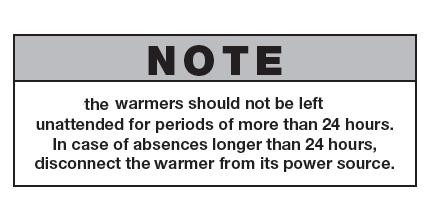 Warning symbols and signal words have been placed throughout the product. 1. Blanket warmers are intended for warming blankets ONLY.