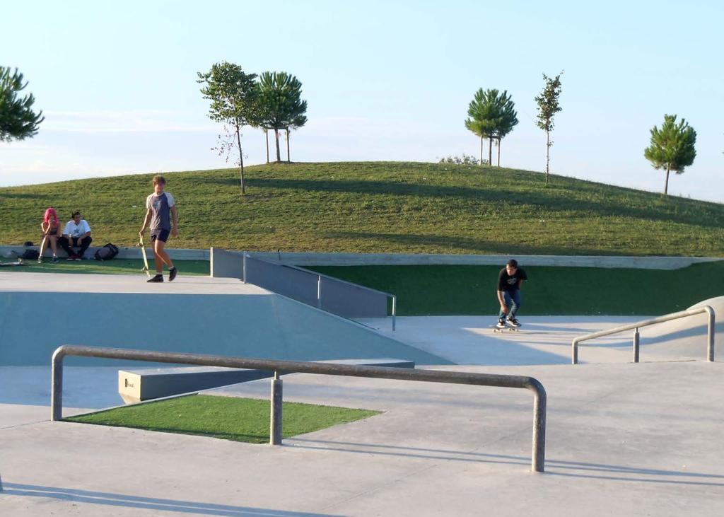 9. Expand skatepark and