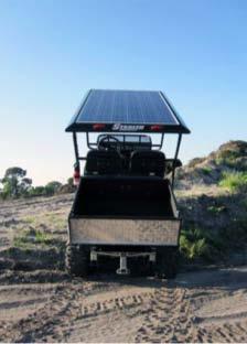 Retrofit Electric Vehicle with Solar Panels Dollars