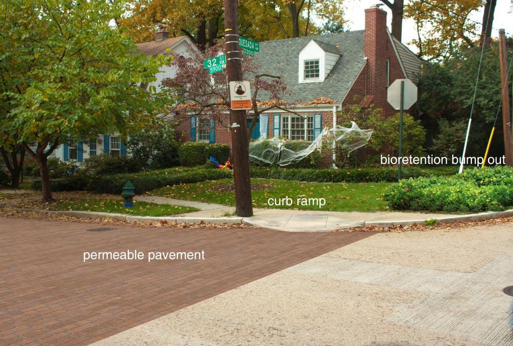 Figure 15: Full Width Permeable Pavement and Improved Accessibility 4.2.
