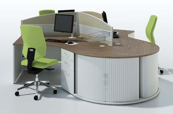 120 Desks We offer both 120 desks and 120 workstations with integral pedestal.