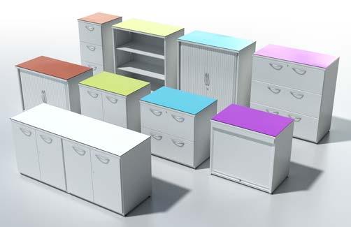 Shown in Zebrano Sand with White frames (storage in White with coloured glass tops).