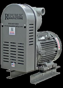 Republic Blowers Centrifugal Blowers REPUBLIC CENTRIFUGAL BLOWERS are robust, durable, efficient, and easy to maintain.