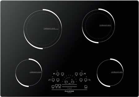 51 Series Induction Cooktops600 Induction Cooktops 600 Series Available in Canada Only F6IT30S1 30 Induction cooktop with aluminum frame in stainless steel color and glass ceramic Slide touch control