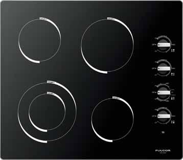 69 Series Radiant Cooktops300 Radiant Cooktops 300 Series F3RK24S1 24 Electric radiant cooktop with