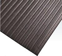 resistant than PVC versions Use in wet or dry environments Available in Black (OSHA Approved striped border colors available at additional charge) #900 Ribbed Cushion 3/8 Thickness Anti-Fatigue mats