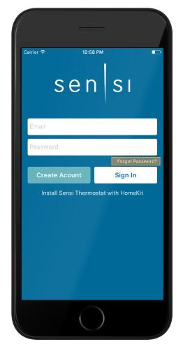 You can change your email address and password from inside the app or when you are logged into your thermostat via the Sensi website. Be aware of this when giving out your information.